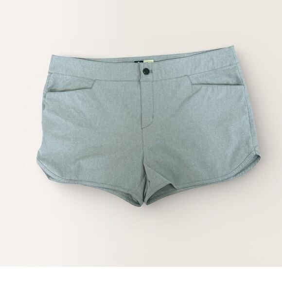 Magellan Outdoors Pants - Magellan Fishing Shorts Womens XL Lightweight Gray Active Performance Zip Pocket